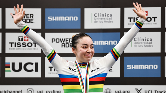 Yareli Acevedo hace historia en ciclismo mundial