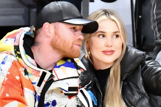 Canelo Álvarez y Fernanda en Halloween