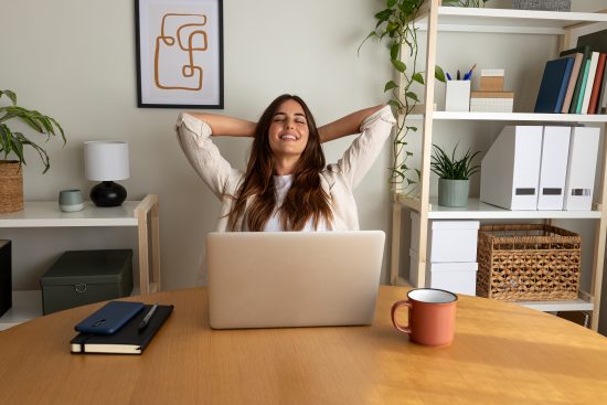 home office, espacio, armonia, bello