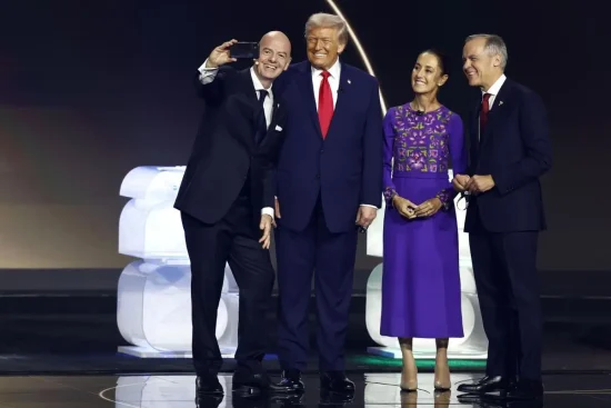 encuentro de Sheinbaum y Trump en sorteo copa del mundo 2026