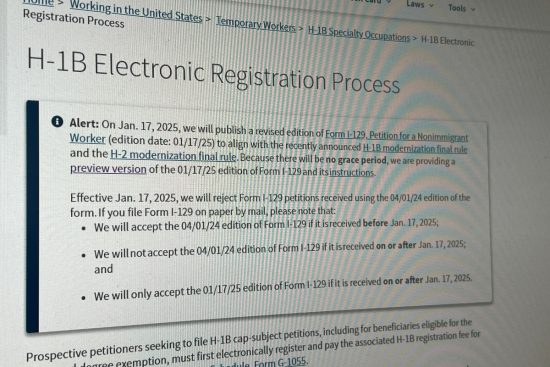 USCIS anuncia cambios históricos en visas H-1B