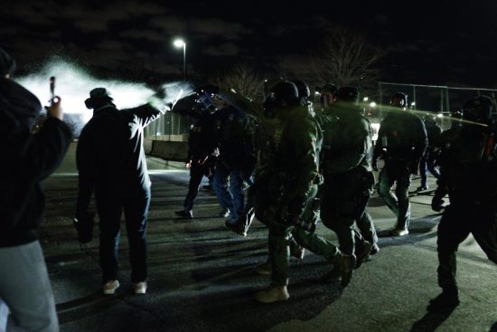 Protesta anti-ICE California termina en violento enfrentamiento, Anti-ICE protest in California ends in confrontation