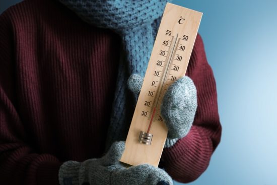 Clima invernal en el este