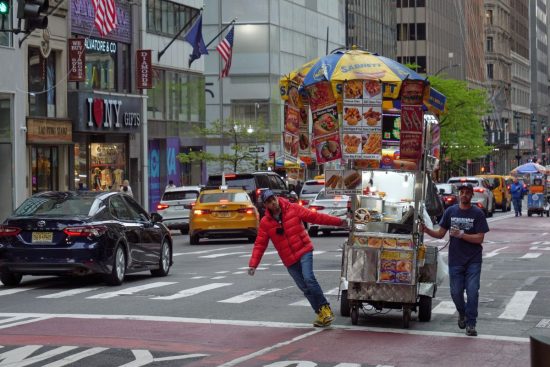 vendedores ambulantes de Nueva York