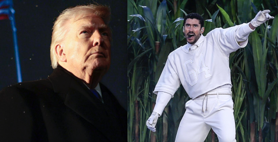 Trump ataca a Bad Bunny (EFE)