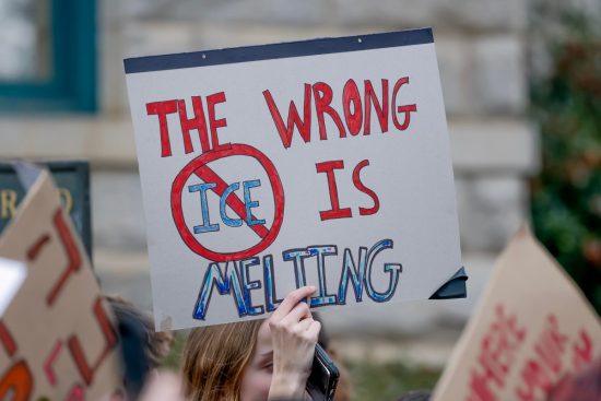 Estudiantes protestan, ICE, Manifestación MundoNOW