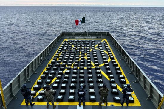 incautación de cocaína en el pacífico