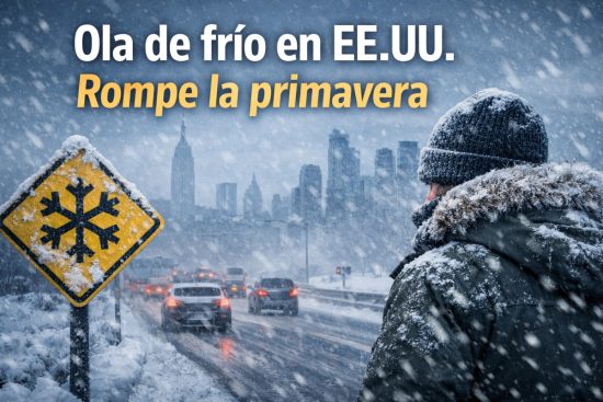 Ola de frío en EE.UU. sorprende en primavera