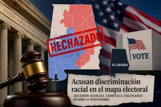 Mapa electoral de Alabama desata polémica judicial