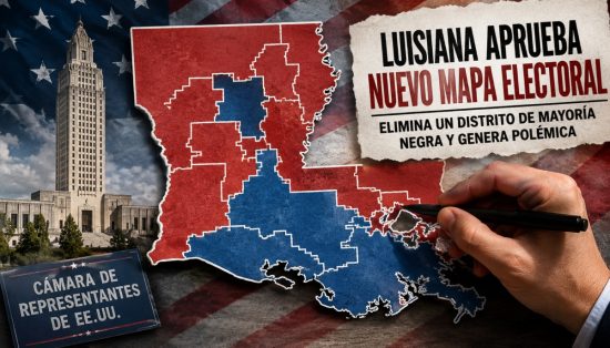 Mapa electoral de Luisiana avanza en el Senado