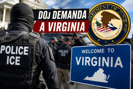 DOJ demanda a Virginia por una legislación de agentes de ICE