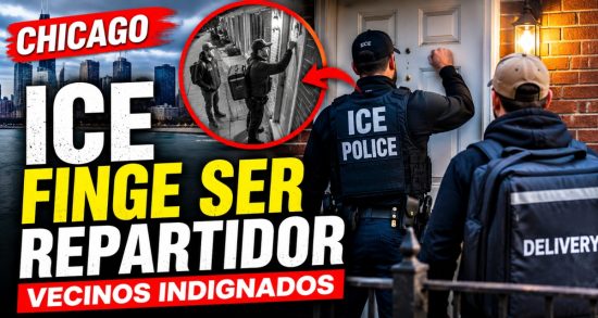 Agentes de ICE aparecen como repartidores en Chicago