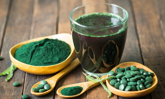 espirulina, alga, verde, azul, beneficios