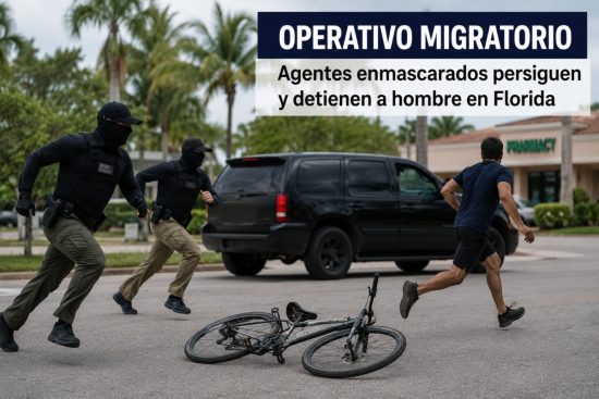 Agentes migratorios en Florida interceptan a un ciclista