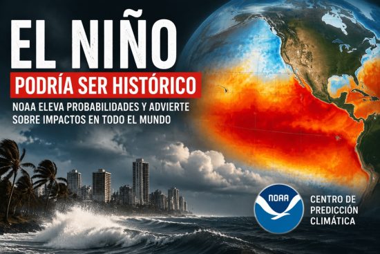 NOAA advierte que El Niño podría ubicarse entre los más intensos registrados