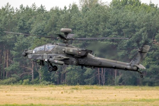 helicóptero apache se estrella en Texas